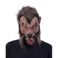 thumbnail image 1 of Zagone MK1001 Gnarly Brown Werewolf Mask with Harnessed Moving Mouth, 1 of 4