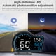 thumbnail image 5 of Velocímetro digital HUD Scienceny para automóvil Ajuste de sensibilidad automático, 5 of 6