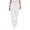 White, variant on Gpoecd Straight Leg Sweatpants for Women Women'S High Waist Jogger Pants Athletic Track Pants with Pockets Adjustable Elastic Ankle Loose Fit for Yoga Running Casual Exercise Pants for Women RD2,XXL