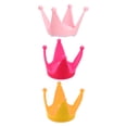 thumbnail image 4 of 3Pcs Pink Rubber Crown Helmet Decoration for Snowboard Helmet Decor Suction Cup, 4 of 8