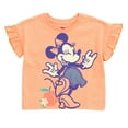 thumbnail image 2 of Disney Minnie Mouse T-Shirt and Chambray Shorts Outfit Set Infant to Big Kid, 2 of 5