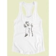 thumbnail image 3 of Protea On Linen Ii Racerback Tank Women -Vision Studio Designs, Female Medium, 3 of 4