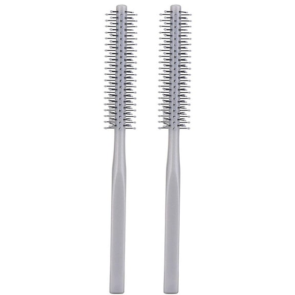 2 Small Round Brush for Blow Drying Short Hair-1 Inch, Roller Styling Hairbrush for Fine, Thin Hair
