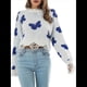 thumbnail image 1 of Suéter Y2K Harajuku Hip Hop de Punto con Diseño de Mariposa, Estilo Gótico, Estilo Urbano, Estilo Punk, Tops S, 1 of 10