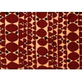 thumbnail image 1 of Ahgly Company Indoor Rectangle Abstract Orange Modern Area Rugs, 2' x 3', 1 of 4