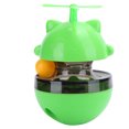 thumbnail image 4 of Gato gatito plataforma giratoria juguete fuga ajustable bola de comida juguetes interactivos suministros para mascotas verde, 4 of 5