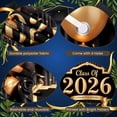 thumbnail image 3 of Gold Black Theme Class of 2026 Banner Elegant Design Graduation Display Graduation Cap Diploma Scroll Congratulation Backdrop for Graduation Ceremony Senior Party Grad Photo Shoot, 3 of 8