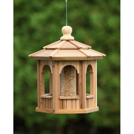 Cedar Squirrel Feeder - All Things Cedar 6-Sided Hexagon Birdfeeder