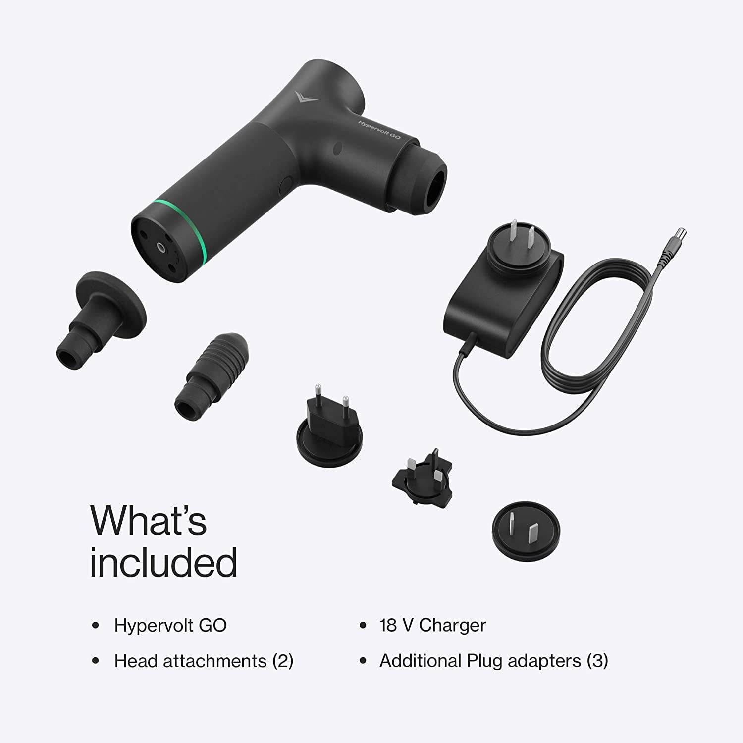 Hyperice Hypervolt GO - Deep Tissue Percussion Massage Gun