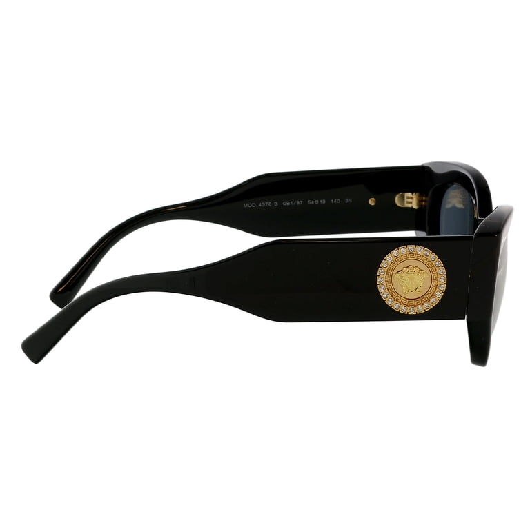 おしげ　レディース　BLK S Versace Women's VE4376B 54mm Sunglasses, Black - Walmart.com