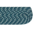 thumbnail image 2 of Better Trends Country Braid Collection 4-Piece Set Durable & Stain Resistant Reversible Strair Treads 100% Polypropylene in Vibrant Colors, 9" x 29" Oval, Hunter Stripe., 2 of 5