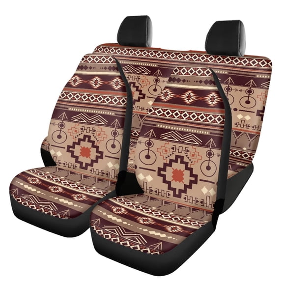 Pzuqiu Car Seat Covers Full Set Interior Accessories, Suitable for Vehicle Interior SUV Seats Car Seats, Front and Rear Seat Cover Set for Truck Cars