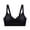Black#1, variant on Viikei Everyday Style Women's Bra with Adjustable Straps,Women's Solid Color Color Blocking Lifting Gathering Folding Sagging Bra Lingerie for Women Daily Bra Green M