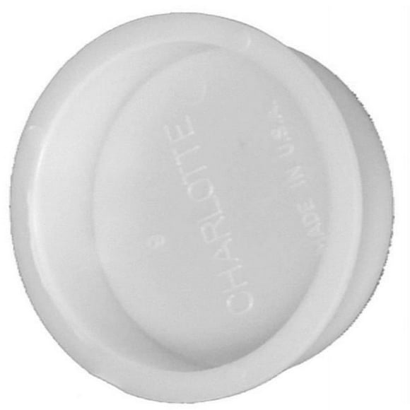 Schedule 40 Capuchon de Test de Tuyau en PVC, Blanc, 4-en. -PVC 00131 1200HA