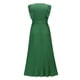 thumbnail image 5 of Vestido de playa plisado de gasa para mujer - Manga con volantes, corte ajustado, color liso, tallas S-XXL, para fiestas de verano/bodas, largo 140 cm, 5 of 8