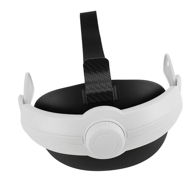 VR Head Strap, 180 Degree Foldable Ergonomic Design VR Replacement Head Strap Adjustable Secure Fit for Virtual Reality