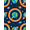 Blue Orange, Pattern 3, variant on ODIKA 2'x3' Washable Throw Rug Cartoon Border Educational Motifs Galaxy Constellation Rocket Plane Refined for Hallway, Study Room, Non-Slip Low Profile, Flatwoven