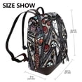 thumbnail image 2 of Goofa The Nightmare Before Christmas Pattern Leather Backpack Purse for Women Fashion Multipurpose Design Handbag Ladies Shoulder Bags Travel Backpack, 2 of 4