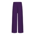 thumbnail image 3 of Zaldita Kids Boys Girls Liturgical Worship Praise Dance Palazzo Pants Celebration of Spirit Wide Leg Pants Dancewear Purple 14, 3 of 6