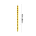 thumbnail image 4 of Halloween Garland 59in Marigold Artificial Flower Hanging String for Festival Wedding Diwali Home by OVFUIZ, 4 of 7