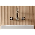 thumbnail image 4 of Kingston Brass KS1256PKX Duchess Double-Handle Wall Mount Bathroom Faucet, Polished Nickel, 4 of 7