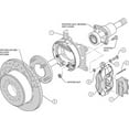 thumbnail image 3 of Wilwood 140-10094-D Forged Dynalite Rear Parking Brake Kit Rear End: Large Chevy, 3 of 3