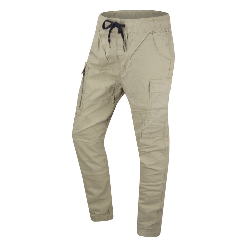 stone cargo joggers