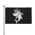 thumbnail image 2 of Shark Pirate Flag 3x5 Ft Outdoor Indoor With Grommet Garden Yard Banner Decorative Sign, 2 of 6