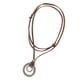 thumbnail image 5 of Collar colgante retro de cuero Yinane para hombres, 5 of 8