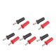 thumbnail image 4 of Enchufe 10 Uds Conector Tipo Banana Rojo Negro 4mm Ranura Cruzada Adaptadores Tipo Soldadura Chapados En Oro Para Cables De Altavoz, 4 of 7