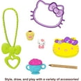 thumbnail image 4 of Hello Kitty Tea Party Compact Toy with 2 Sanrio Minis Figures, Stationery Notepad & Accessories, 4 of 7