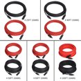 thumbnail image 4 of 1 par 25/40/50/60/100 pies negro + rojo 10AWG cable de extensión de panel solar con impermeable, 4 of 8