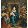 thumbnail image 3 of Antwerp Follower of Quentin Massys 15x16 Black Modern Framed Museum Art Print Titled - The Adoration of the Magi, 3 of 5