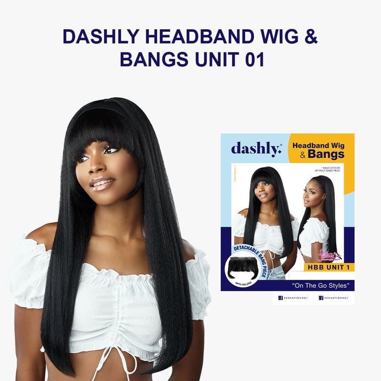 Ebo Dashly Synthetic Headband Wig With Bang Hb Unit 1  display picture 3