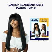 Ebo Dashly Synthetic Headband Wig With Bang Hb Unit 1 Straight 24” ( 1B Off Black )