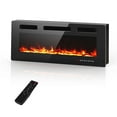 thumbnail image 2 of Hidpriva 40" Electric Fireplace Recessed, Ultra Thin Fireplace W/ Timer & Remote Control, 15 Flame Colors, 1500W/750W, 2 of 9