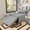 Light Gray, variant on Ainfox 4-in-1 Convertible Ottoman Lounge Sofa Bed, Adjustable Folding Guest Sleeper Couch, 71"L×34"W, Light Gray