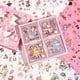 thumbnail image 1 of 100 Sheets Kawaii Girls Stickers Kit for Journaling - Cute Sweet Cartoon PET Transparent Collage Scrapbooking Supplies Sticker Decal for Junk Journals, 1 of 4