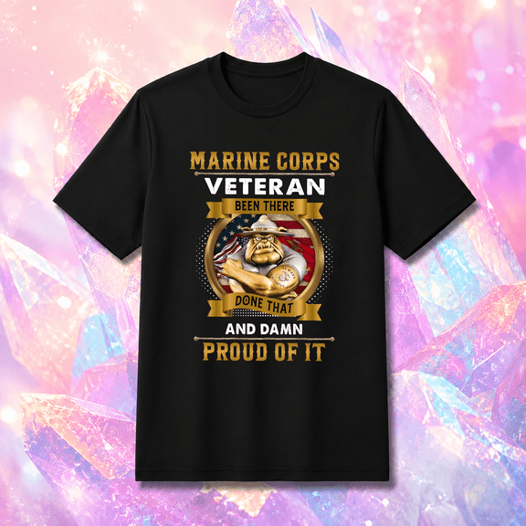 Marine Corps Been There Done That Veteran Unisex T-Shirt, up to Size 5XL