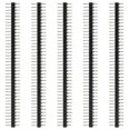 thumbnail image 1 of 2.45mm Pitch 40 Position Single Row Round Male Pin Header 5 Pcs, 1 of 5