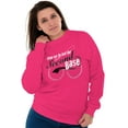 thumbnail image 4 of Step Up To Bat For Second Base Women Crewneck Sweatshirt Brisco Brands X, 4 of 6
