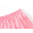 thumbnail image 6 of Beezizac Satin Pajamas for Girls - Baby Pink Cute Silky Summer Shorts Soft PJ Set Size 10, 6 of 7