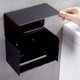 thumbnail image 5 of Caja de pañuelos montada en la pared Servilletero de pañuelos montado en la pared Dispensador Cajón de pañuelos Caja Accesorios de baño for el inodoro de la cocina del hogar, sin taladros, 5 of 8