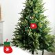 thumbnail image 1 of Juego de cuchillos y tenedores de tela de fieltro para fiestas Fiudx Adornos navideños Mini árbol de Navidad, 1 of 6