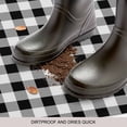 thumbnail image 4 of Farmhouse Checkered Door Mat&nbsp;Indoor Outdoor Entrance, Non Slip Small Rug for Kitchen Bathroom Entryway Rug, Black White Buffalo Plaid Washable Doormat Floor Mat for Office Home Decor 18x30 Inch, 4 of 8