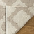 thumbnail image 4 of SAFAVIEH Montauk Proinsias Geometric Cotton Area Rug, Grey/Ivory, 6' x 6' Round, 4 of 8