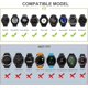 thumbnail image 5 of GarminFenix6x/6xpro, Fenix5X/5Xplus, accesorio Fenix3/3HR, pulsera de ajuste rápido de doble marco de 26 mm de ancho, verde militar + negro, 5 of 5