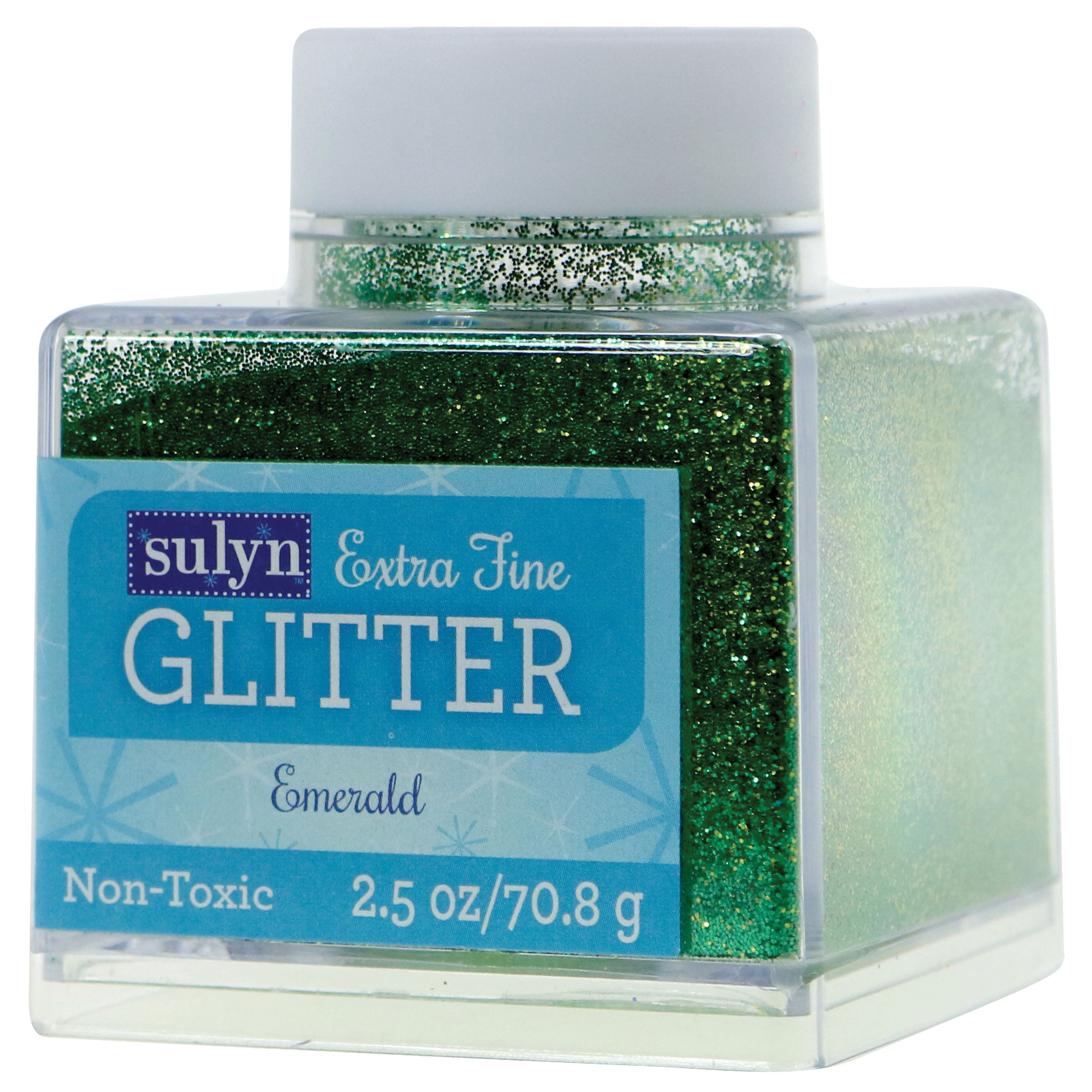 Sulyn Extra Fine Glitter Neon Green 2.5 oz Container Lot of 2 Free Shipping