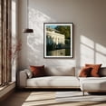 thumbnail image 2 of Prospect Park Boathouse, Brooklyn 03 - Brooklyn New York Photography Architecture Scenic Autumn Black Framed Wall Art Print 11 x 14 inches, 2 of 4