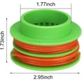 thumbnail image 7 of THTEN AS1300 String Trimmer Spool Compatible with EGO 15inch ST1500 ST1500-S 0.095" Weed Eater Auto-Feed Twist Dual Line (2 Pack), 7 of 7